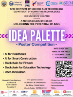 POSTER COMPETITION:- A National Convention on UNLOCKING THE POTENTIAL OF AIML 2024 Poster Presentation Competition Poster